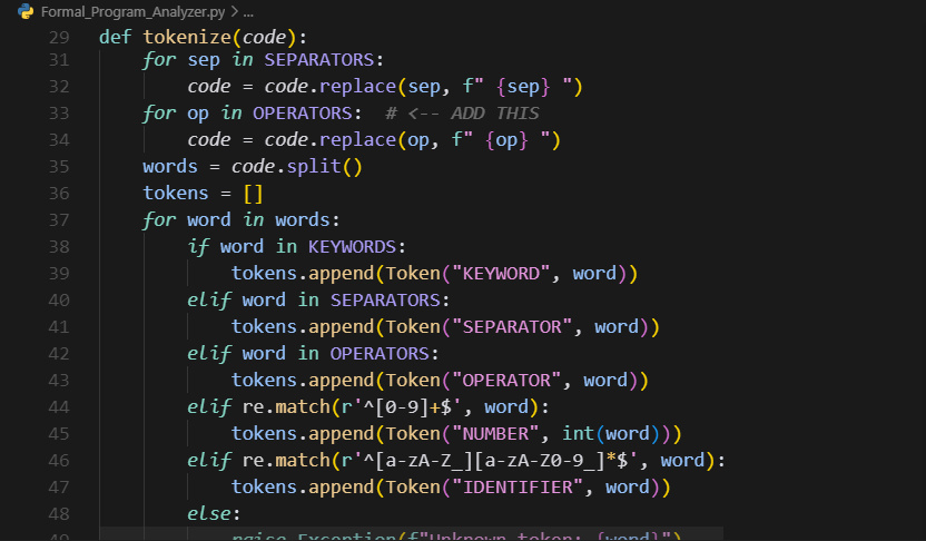 Formal Program Analyzer